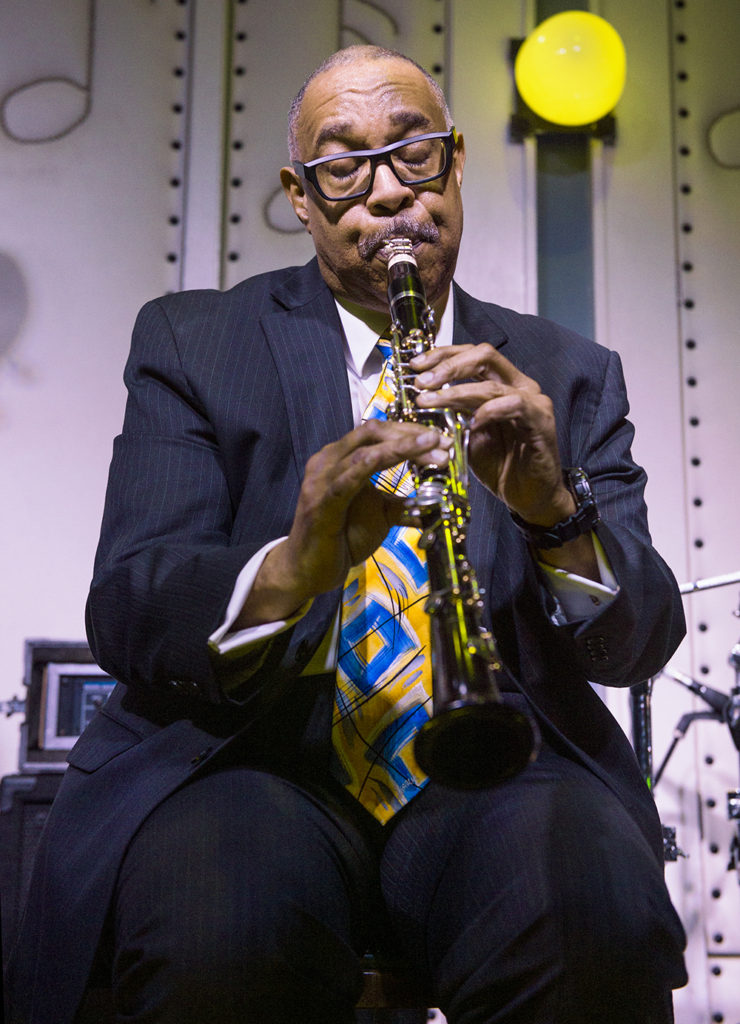 Dr. Michael White performs playing Clarinet at Little Gem Saloon in New Orleans, LA on May 5, 2017 during the Basin Street Records 20th Anniversary Kickoff Event for the album Live at Little Gem Saloon